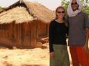 Us at a village home on the way back to Muang Sing.